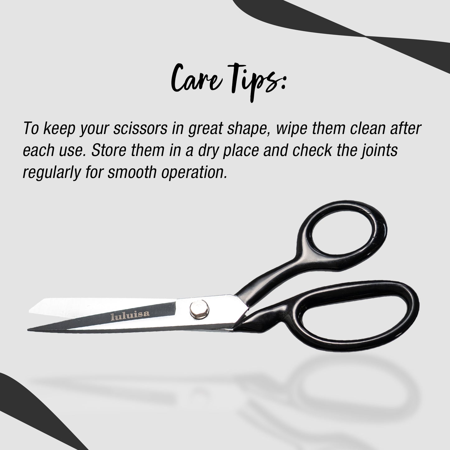 Professional Tailor Scissors – 8" Fabric Scissors