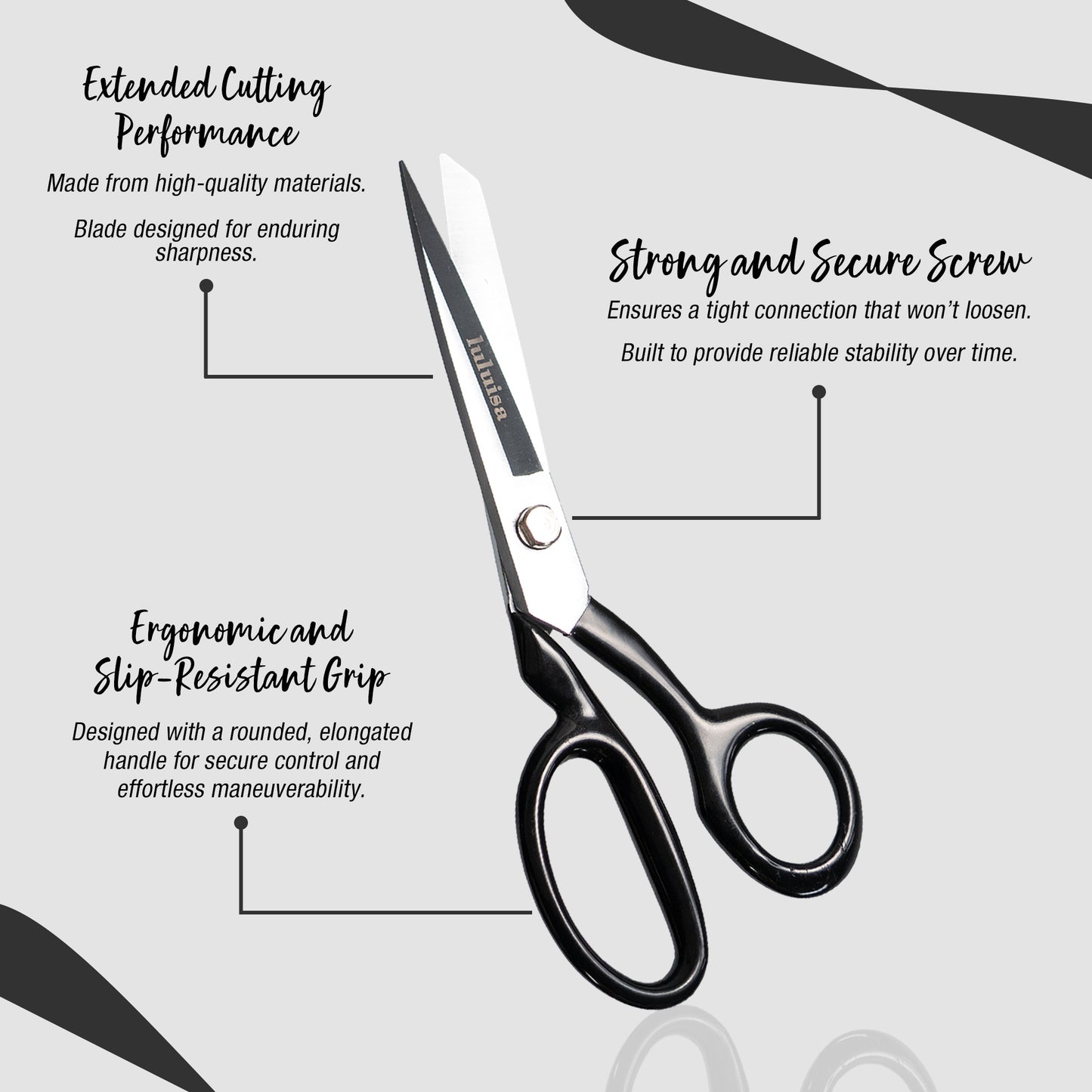 Professional Tailor Scissors – 8" Fabric Scissors