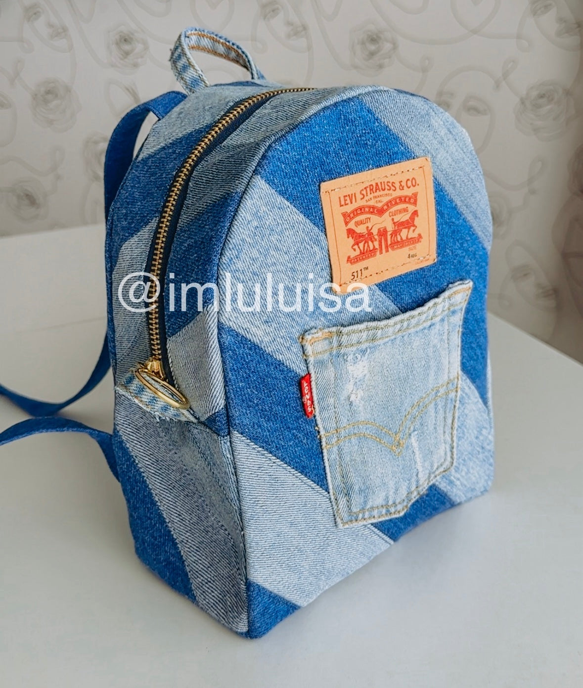 How to make a mini backpack luluisa sewing patterns moldes luluisa shopluluisa mini backpack mini mochila luluisa moldes patrones costura upcycle