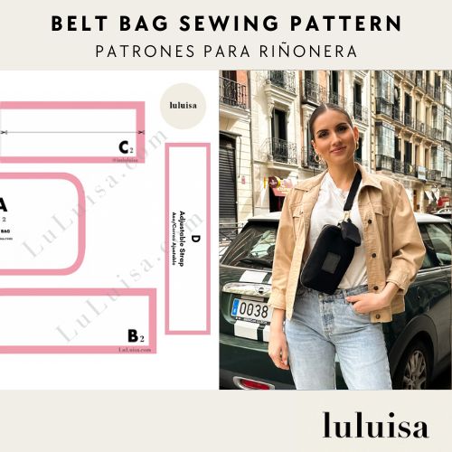 lululemon belt bag sewing pattern Belt Bag Sewing Pattern + Includes Sewing Instructions