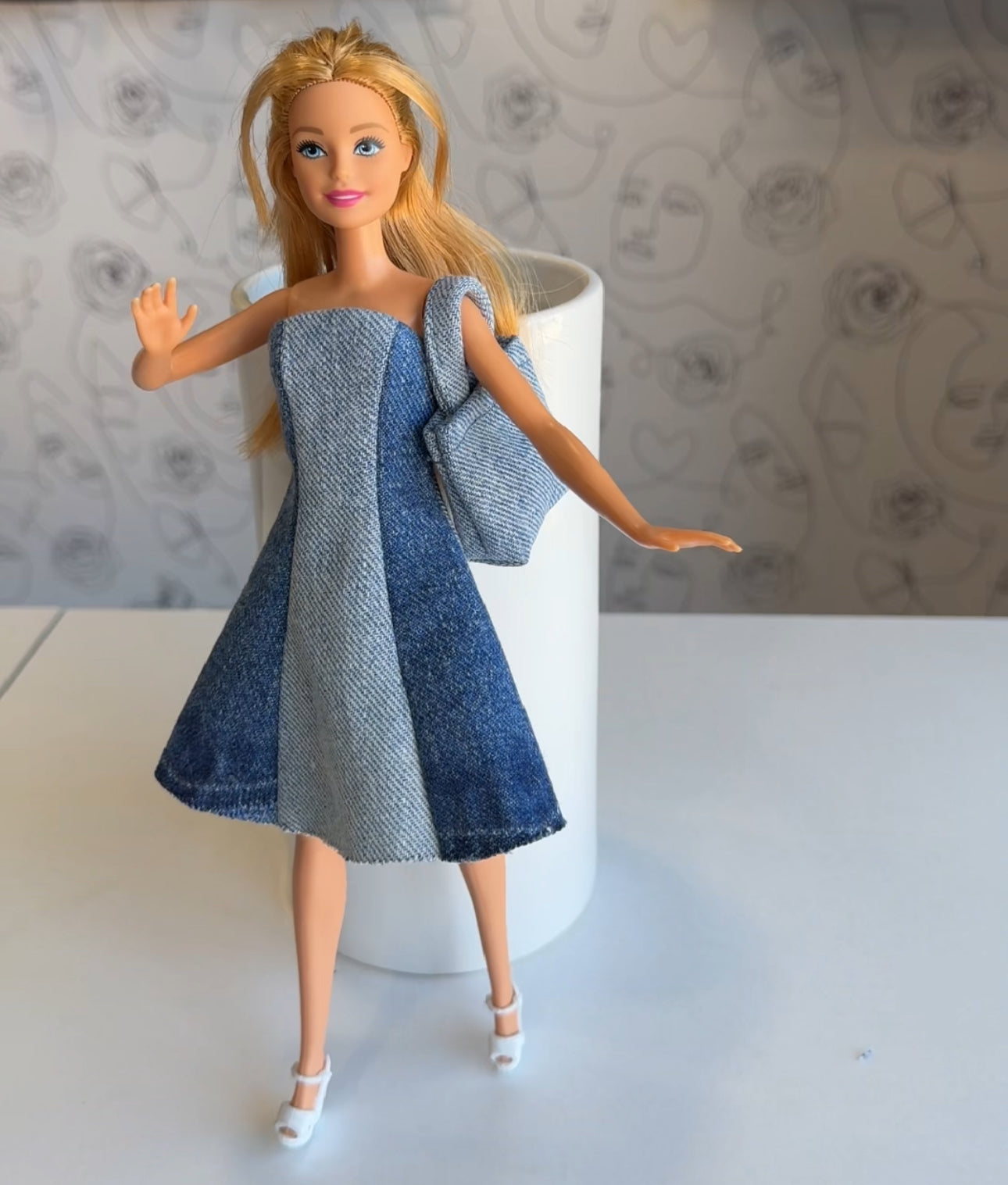 Patrones de Costura para Vestido de Barbie Corte Princesa