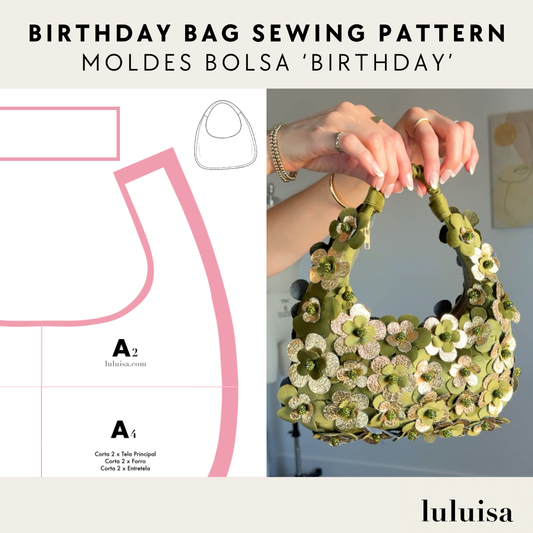 FREE w/any purchase* The Birthday Bag Sewing Pattern + Step-by-Step Sewing Guide