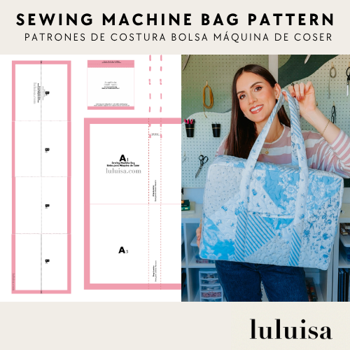 Sewing Machine Bag PDF Pattern & Step-by-Step Instructions