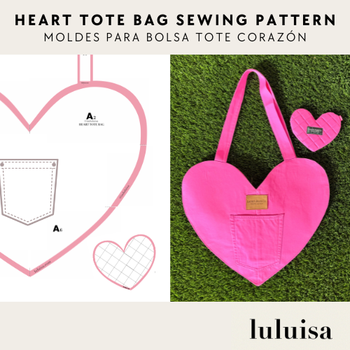 tote bag de corazon tote bag heart luluisa sewing pattern for heart shaped bag valentines day upcycling fit recycle jeans tutorial heart bag costura bolsa corazon tote designerluisa imluluisa