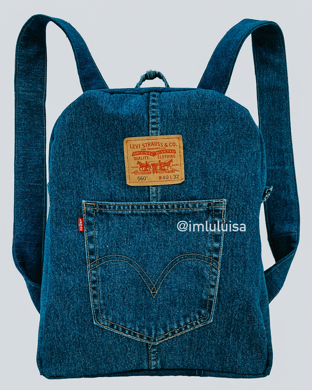 Upcycled Backpack Sewing Pattern - Moldes Para Mochila de Jeans