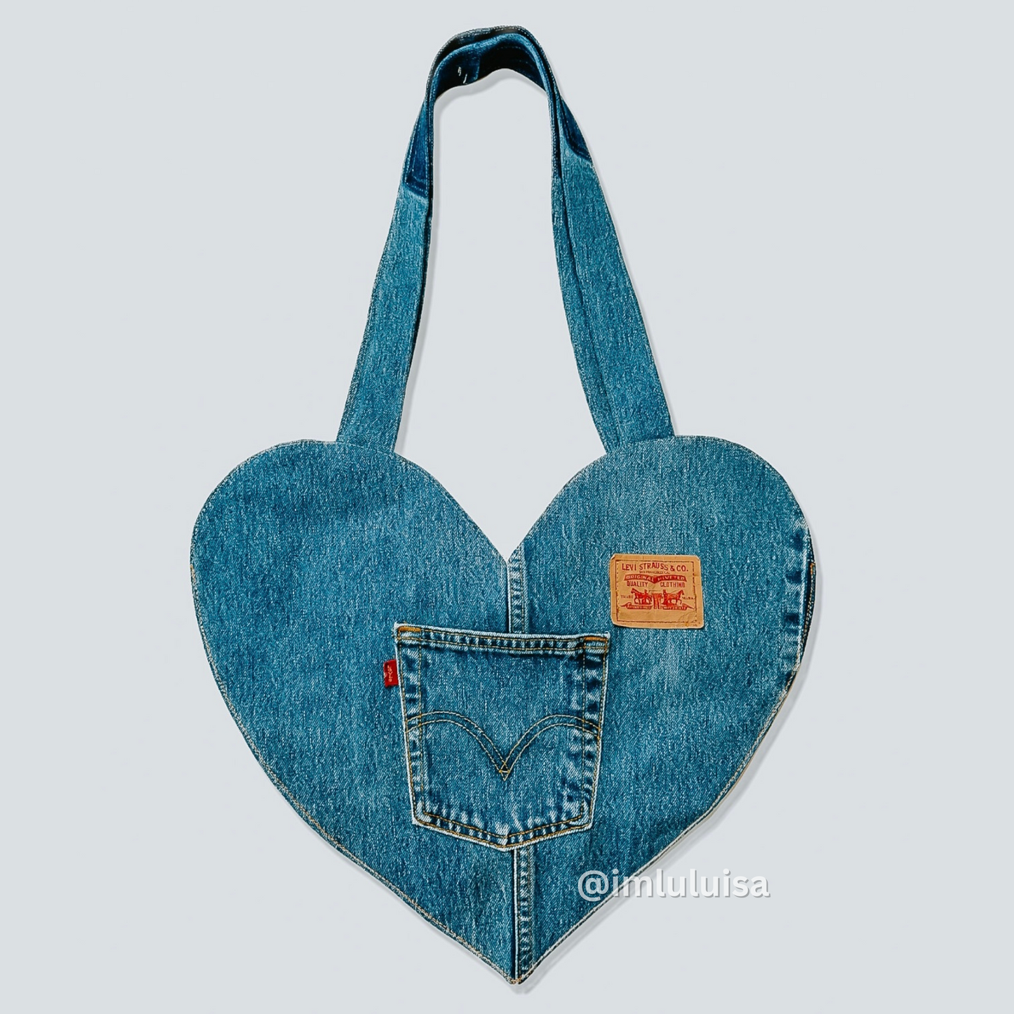 upcycled tote bag de corazon tote bag heart luluisa sewing pattern for heart shaped bag valentines day upcycling fit recycle jeans tutorial heart bag costura bolsa corazon tote designerluisa imluluisa